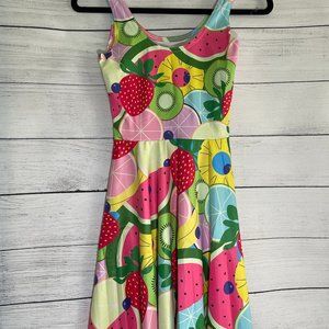 Blackmilk Clothing Tutti Frutti Scoop Skater Dress BNWT Sz. Small